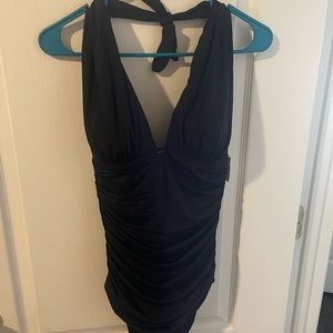 Victoria secret one piece halter bathing suit